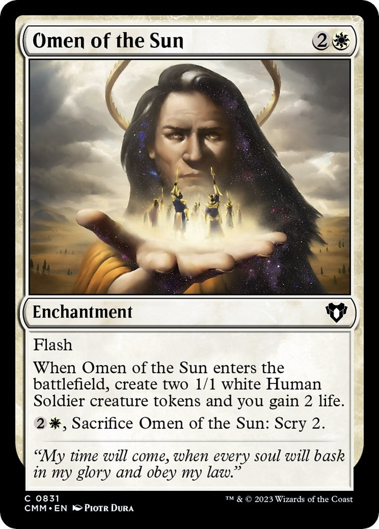 Image for Omen of the Sun (831) [Commander Masters] - Magic: The Gathering