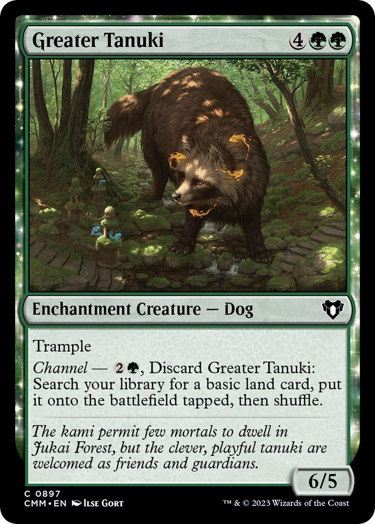 Image for Greater Tanuki (897) [Commander Masters] - Magic: The Gathering