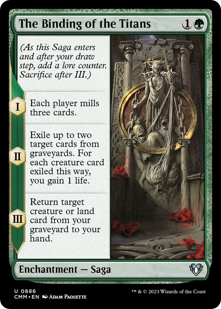 Image for The Binding of the Titans (886) [Commander Masters] - Magic: The Gathering