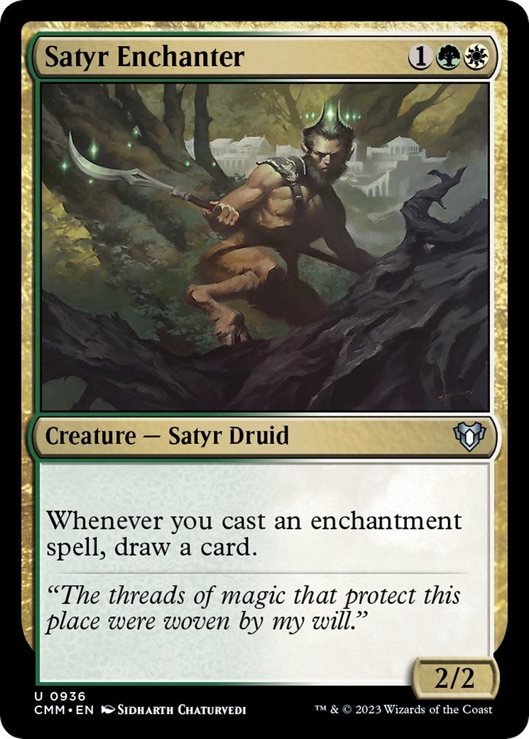 Image for Satyr Enchanter (936) [Commander Masters] - Magic: The Gathering