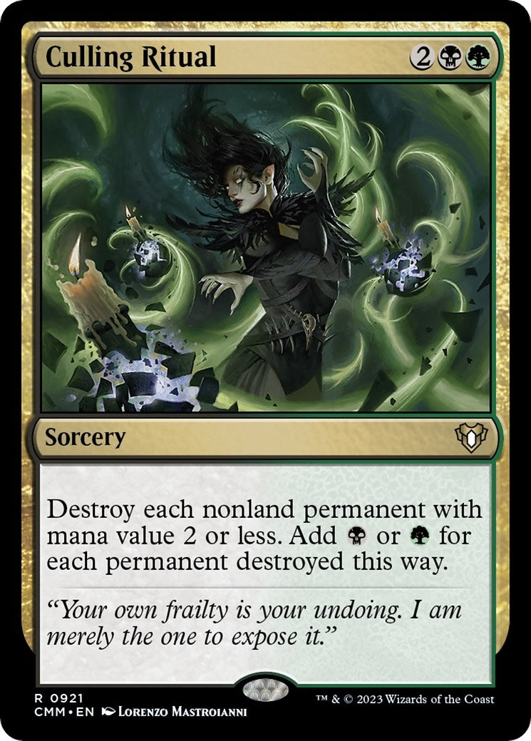 Image for Culling Ritual (921) [Commander Masters] - Magic: The Gathering