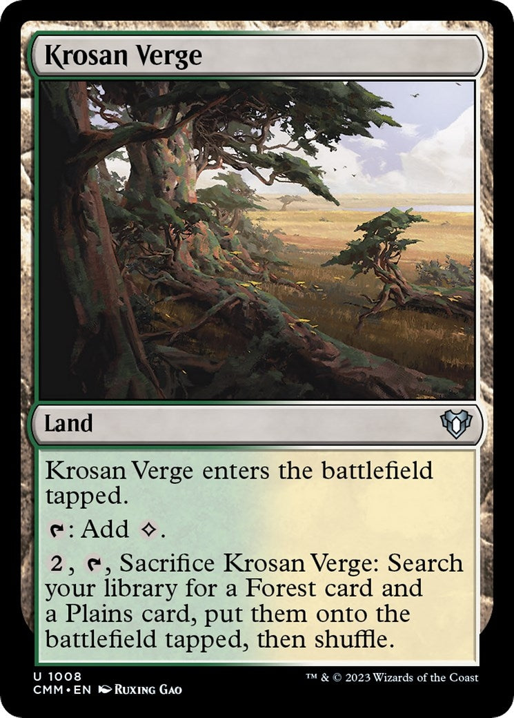 Krosan Verge (1008) [Commander Masters]