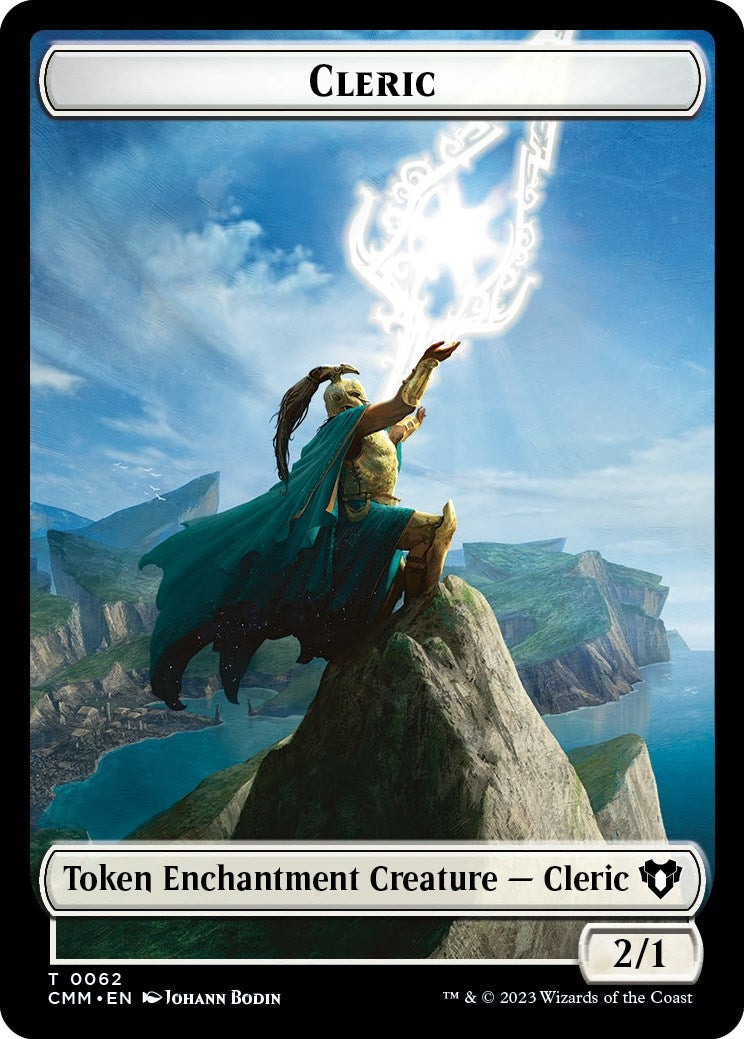 Image for Cleric // Cat Beast Double-Sided Token (62 // 61) [Commander Masters] - Magic: The Gathering