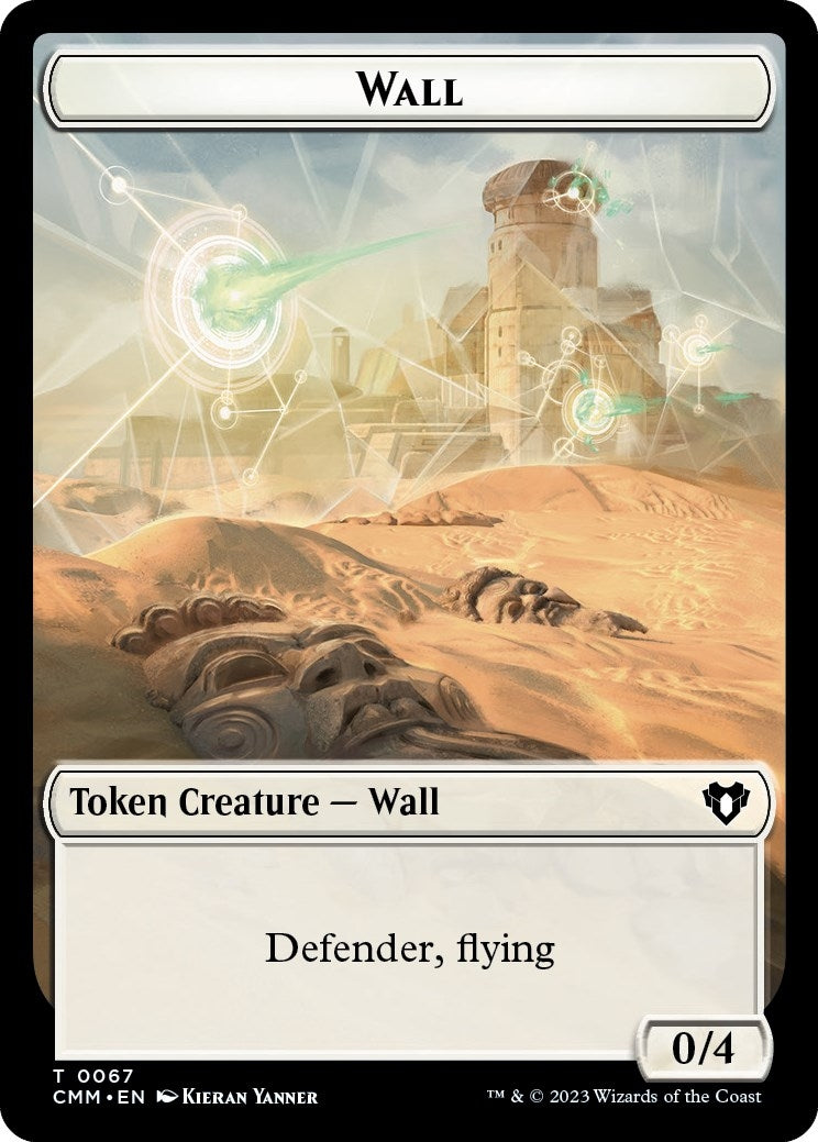 Image for Wall // Kor Ally Double-Sided Token (67 // 64) [Commander Masters] - Magic: The Gathering