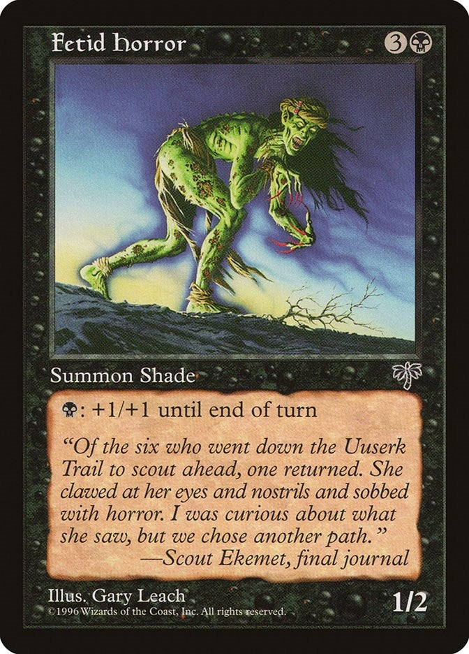 Image for Fetid Horror [Mirage] - Magic: The Gathering