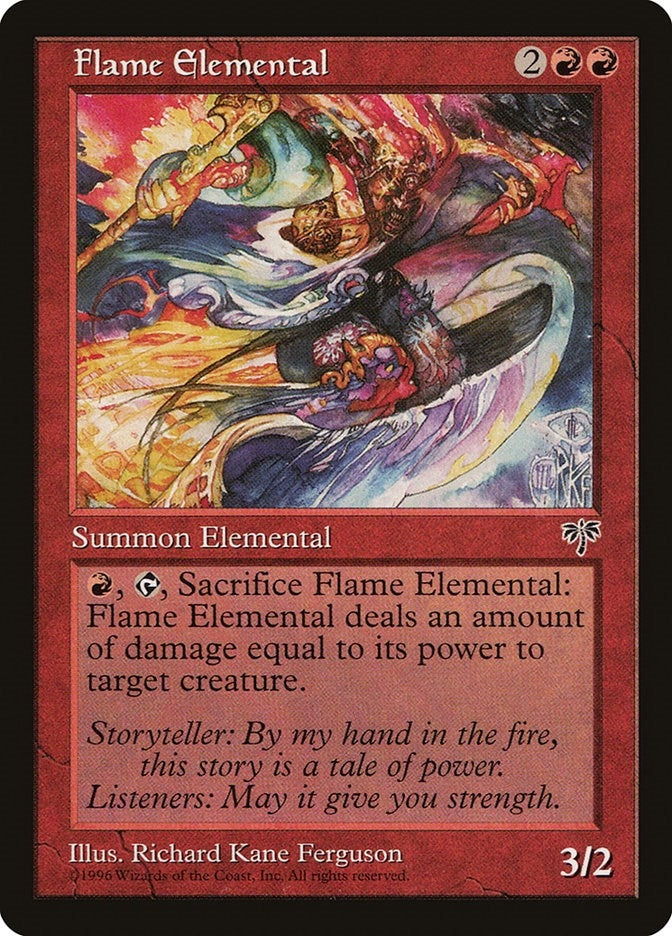 Image for Flame Elemental [Mirage] - Magic: The Gathering