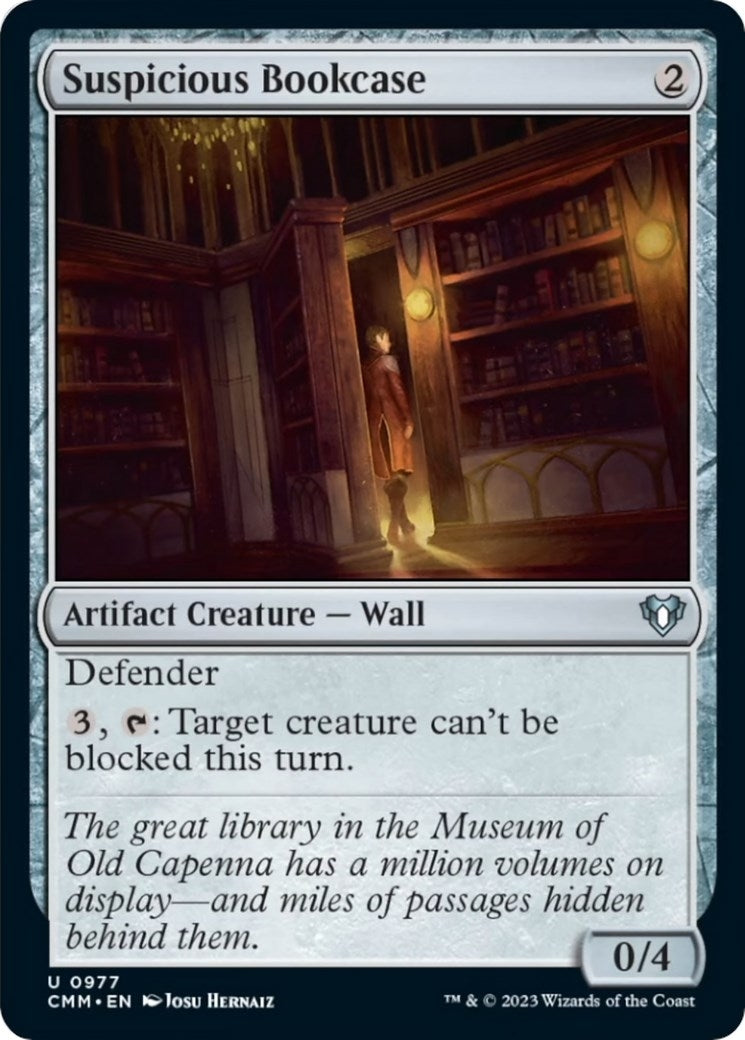 Image for Suspicious Bookcase (977) [Commander Masters] - Magic: The Gathering