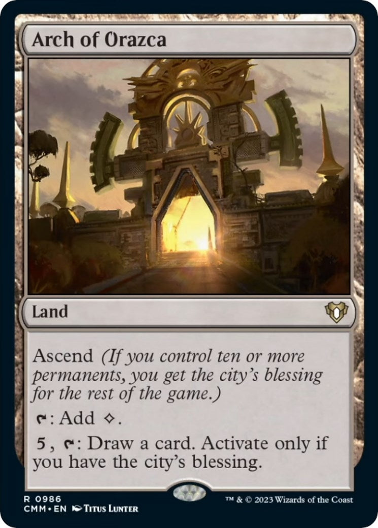 Image for Arch of Orazca (986) [Commander Masters] - Magic: The Gathering