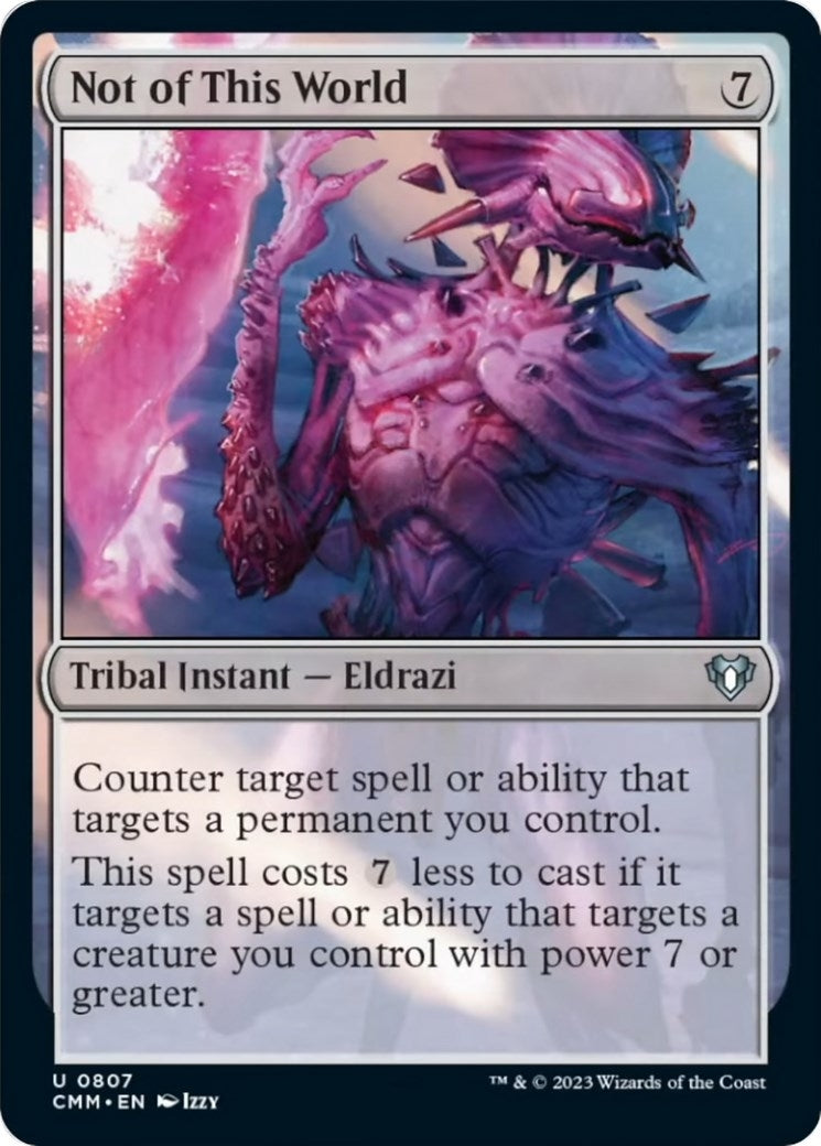 Image for Not of This World (807) [Commander Masters] - Magic: The Gathering