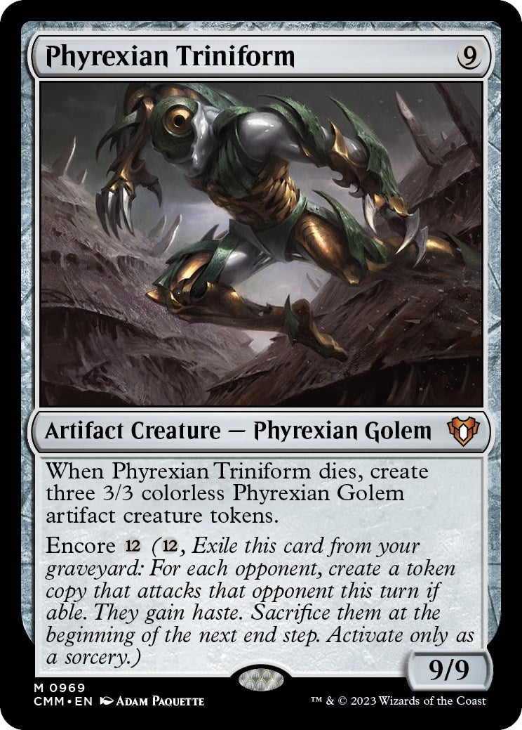Image for Phyrexian Triniform (969) [Commander Masters] - Magic: The Gathering