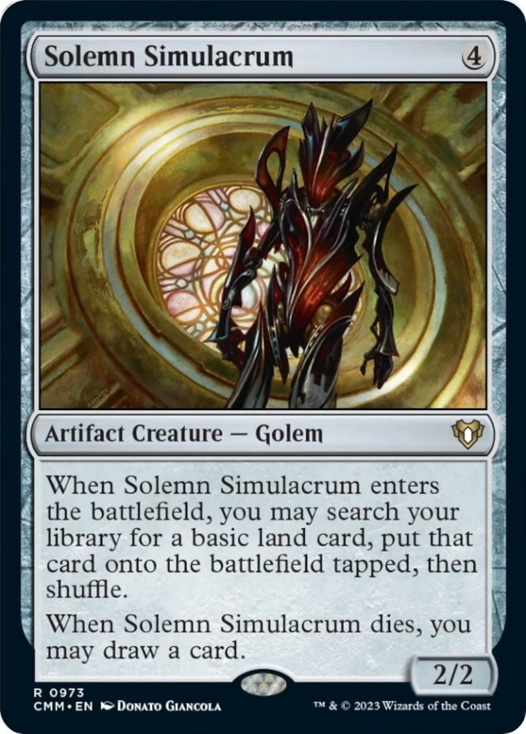 Image for Solemn Simulacrum (973) [Commander Masters] - Magic: The Gathering