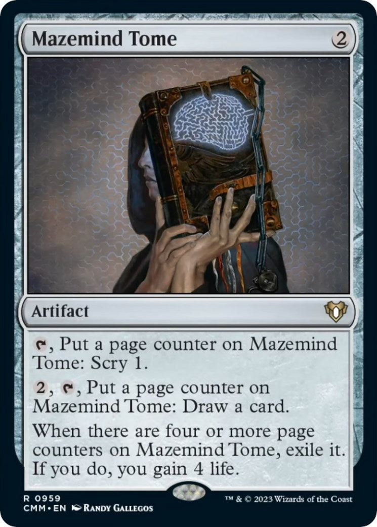 Image for Mazemind Tome (959) [Commander Masters] - Magic: The Gathering