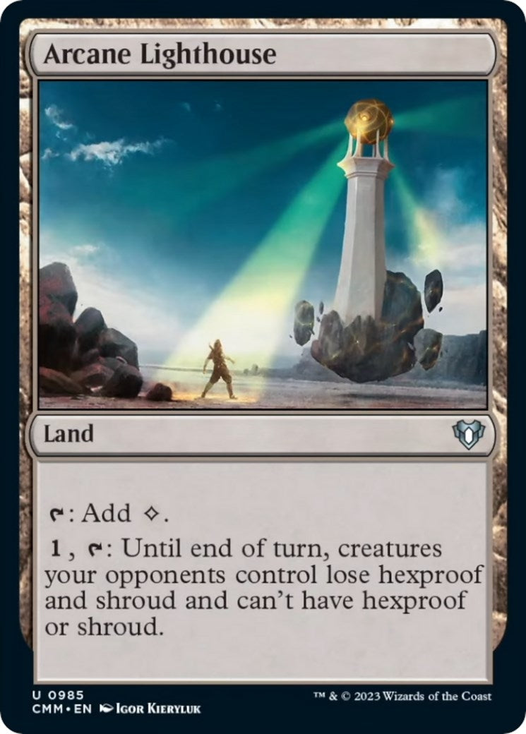 Image for Arcane Lighthouse (985) [Commander Masters] - Magic: The Gathering