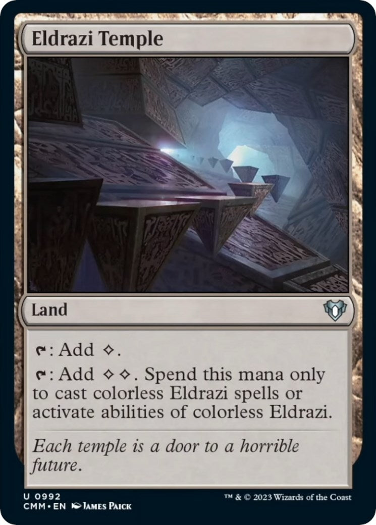 Image for Eldrazi Temple (992) [Commander Masters] - Magic: The Gathering