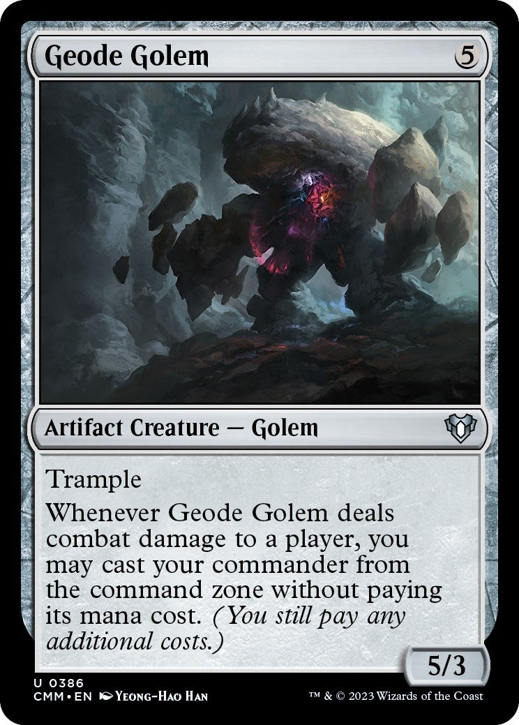 Image for Geode Golem (386) [Commander Masters] - Magic: The Gathering