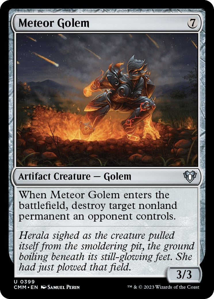 Image for Meteor Golem (399) [Commander Masters] - Magic: The Gathering