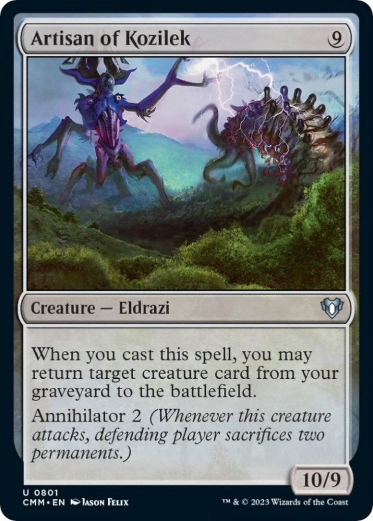 Image for Artisan of Kozilek (801) [Commander Masters] - Magic: The Gathering