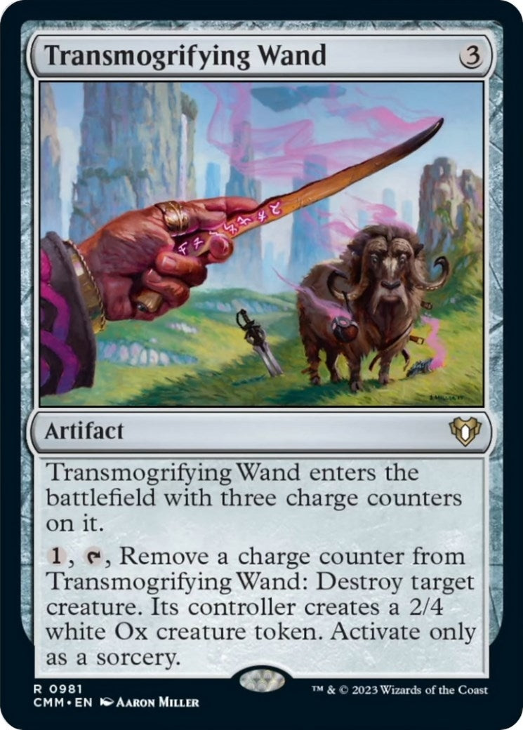 Image for Transmogrifying Wand (981) [Commander Masters] - Magic: The Gathering