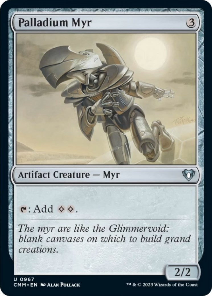 Image for Palladium Myr (967) [Commander Masters] - Magic: The Gathering