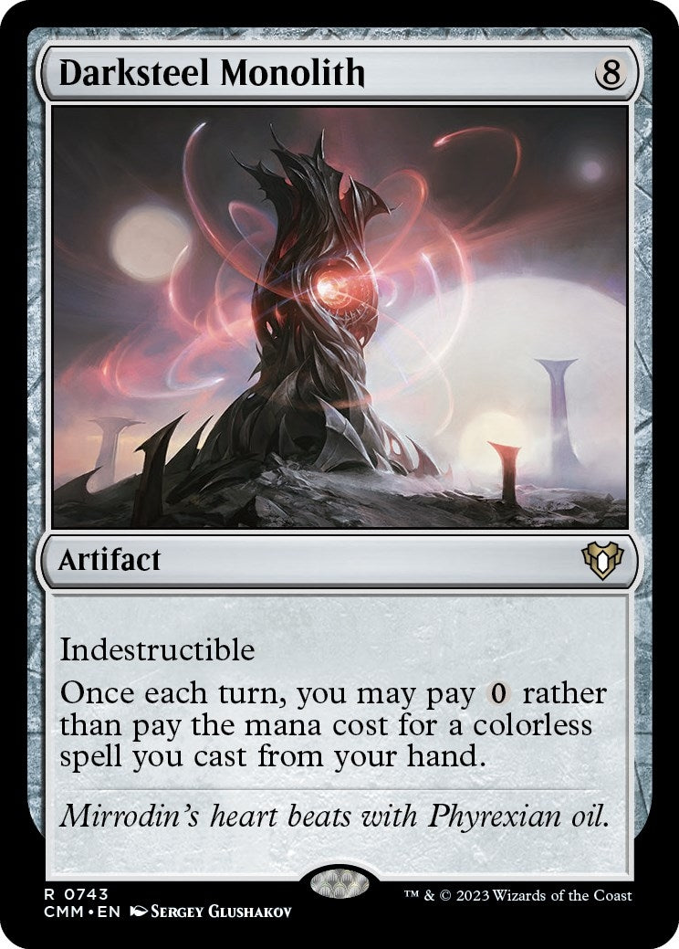 Image for Darksteel Monolith (743) [Commander Masters] - Magic: The Gathering