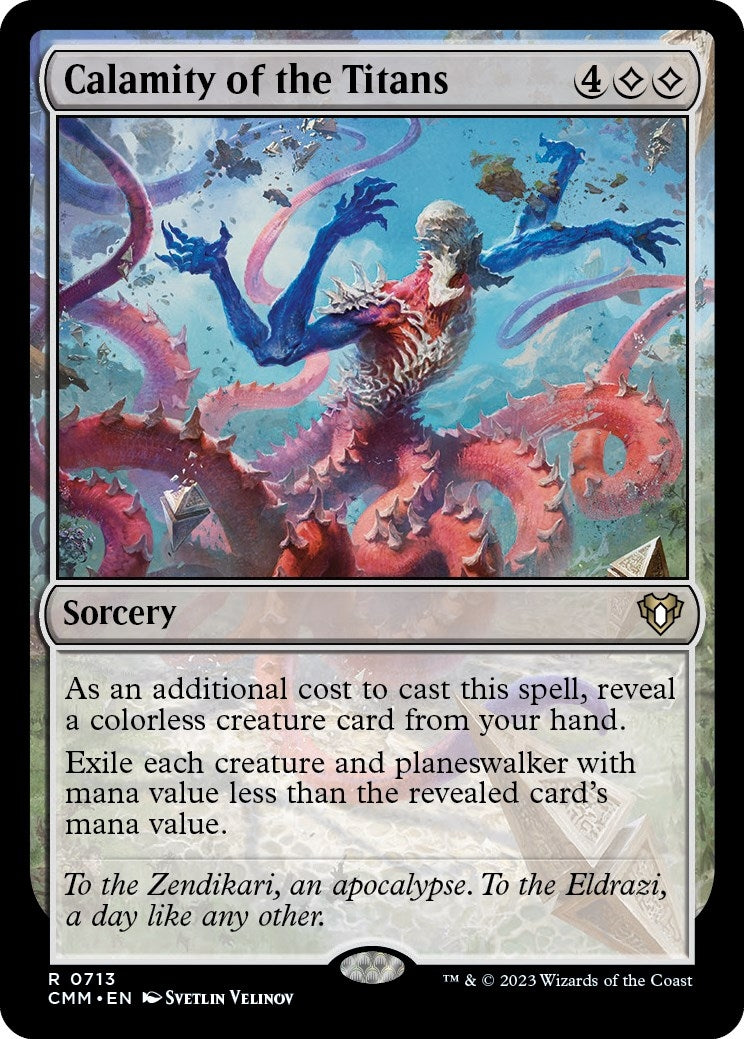 Image for Calamity of the Titans (713) [Commander Masters] - Magic: The Gathering
