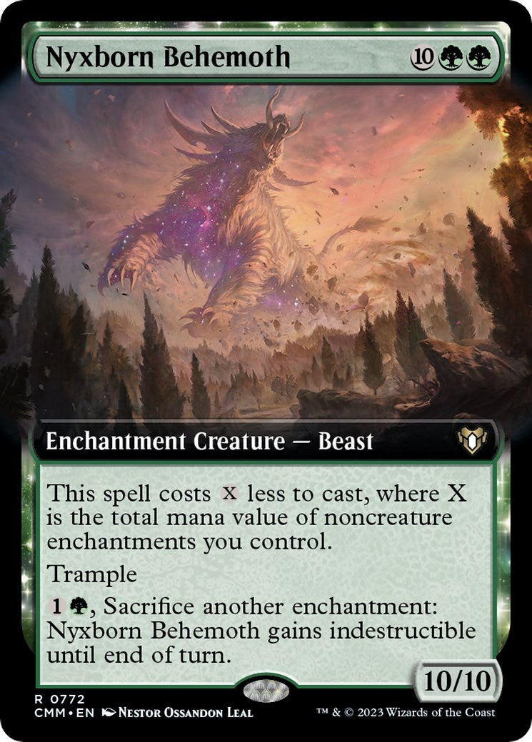 Image for Nyxborn Behemoth (Extended Art) (772) [Commander Masters] - Magic: The Gathering