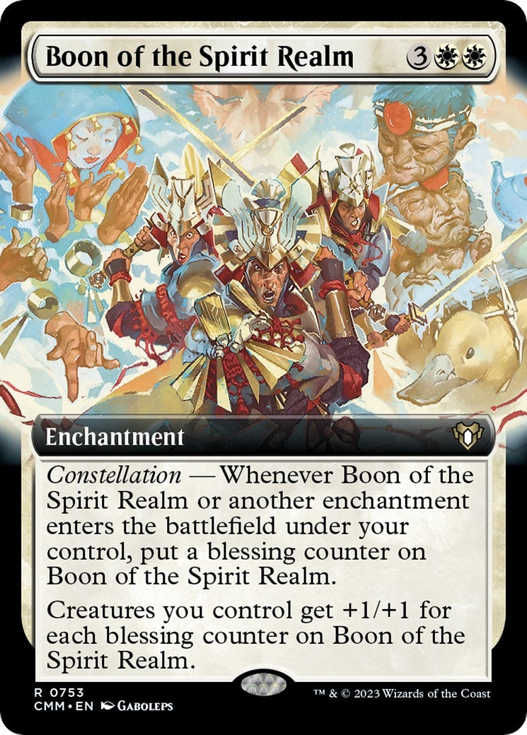 Image for Boon of the Spirit Realm (Extended Art) (753) [Commander Masters] - Magic: The Gathering