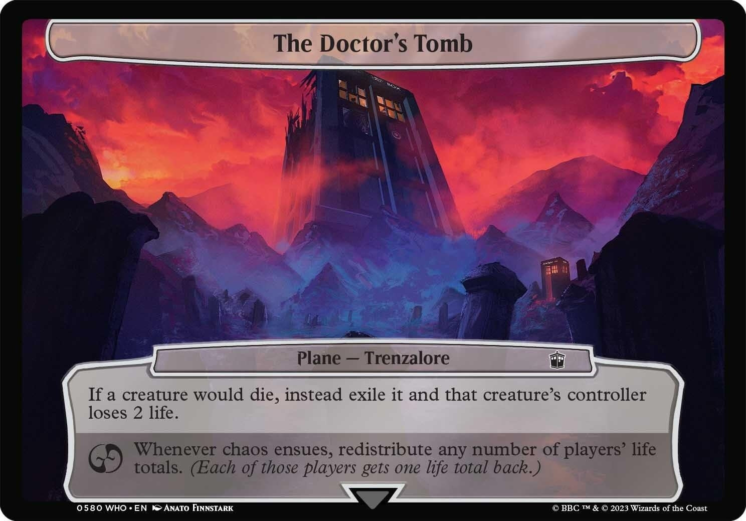 Image for The Doctor's Tomb (580) [Universes Beyond: Doctor Who] - Magic: The Gathering