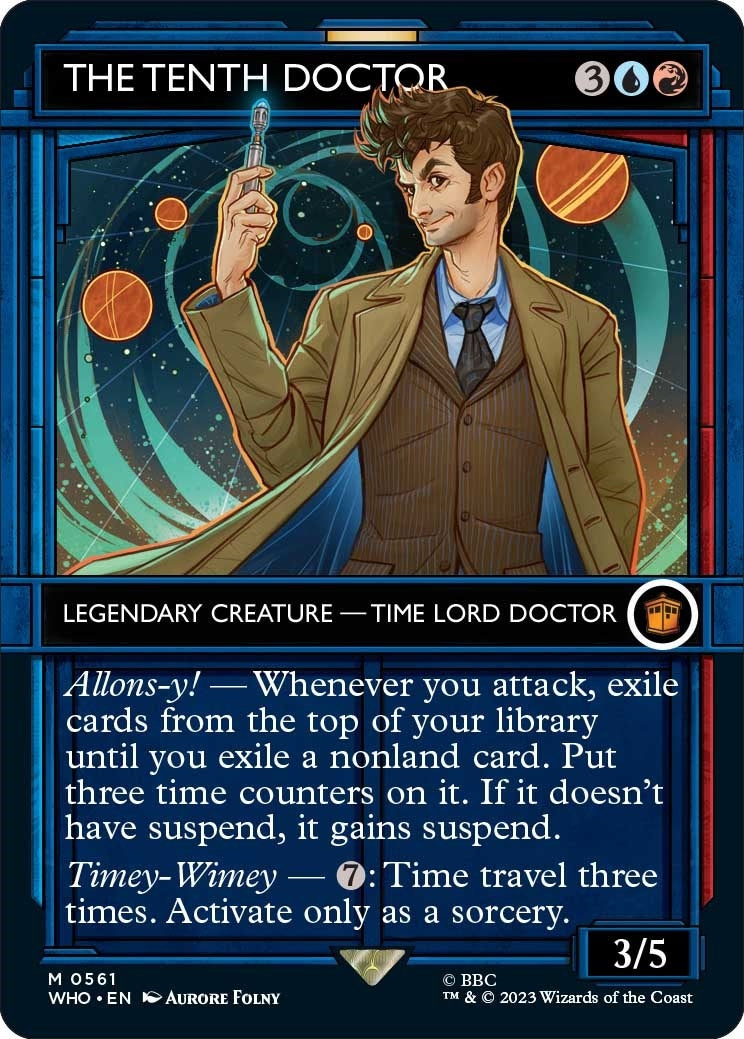 Image for The Tenth Doctor (Showcase) (561) [Universes Beyond: Doctor Who] - Magic: The Gathering