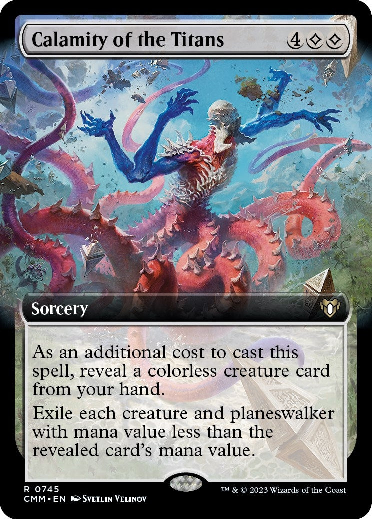 Image for Calamity of the Titans (Extended Art) (745) [Commander Masters] - Magic: The Gathering