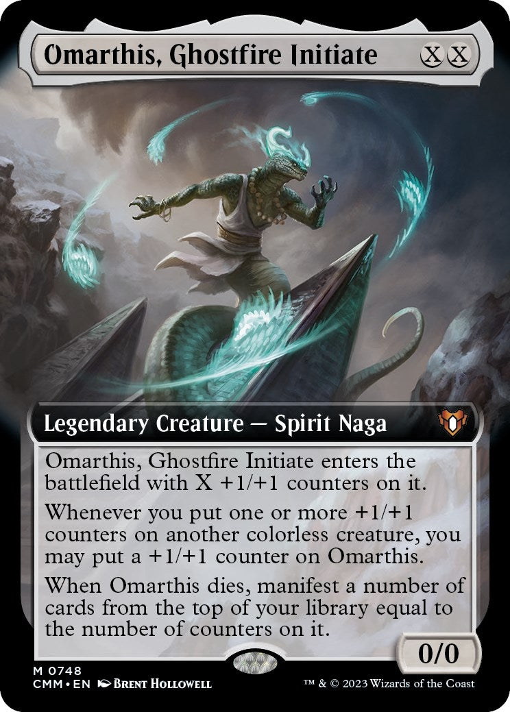 Image for Omarthis, Ghostfire Initiate (Extended Art) (748) [Commander Masters] - Magic: The Gathering