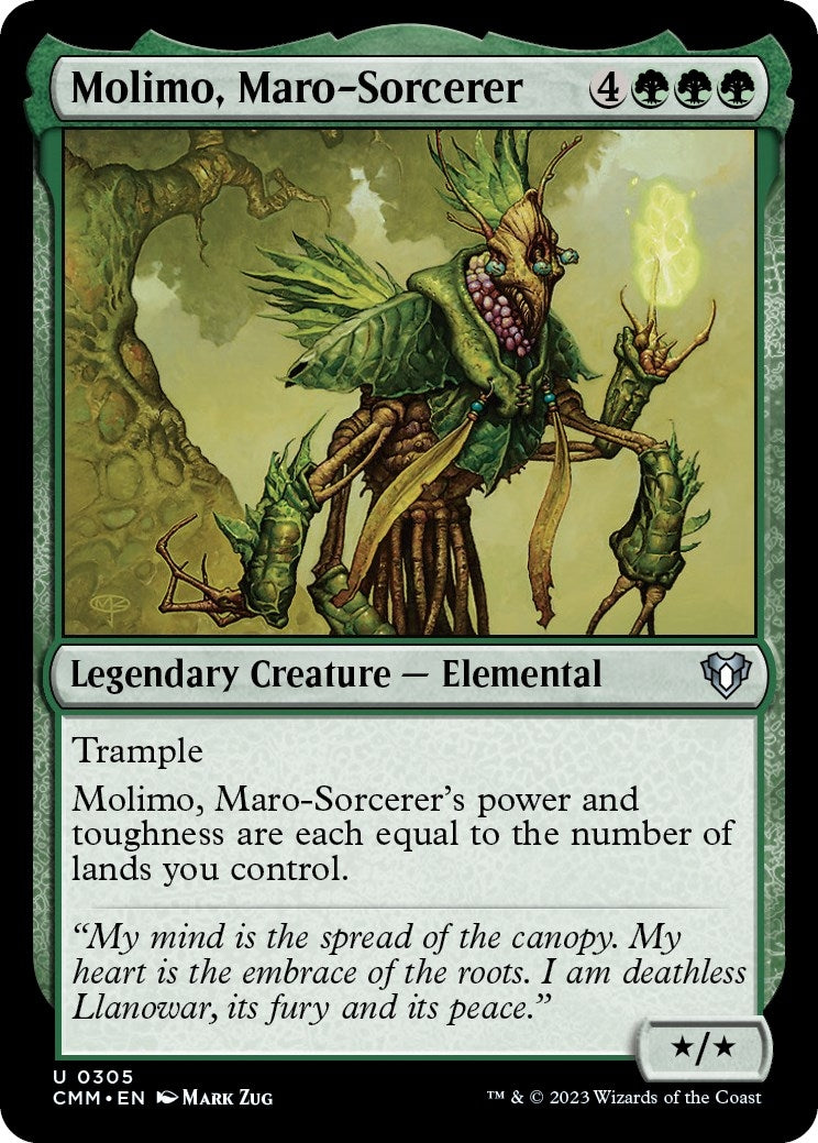 Image for Molimo, Maro-Sorcerer (305) [Commander Masters] - Magic: The Gathering
