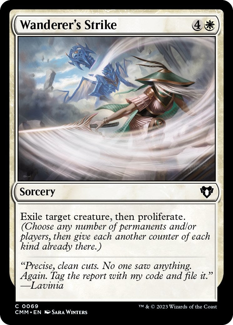 Image for Wanderer's Strike (69) [Commander Masters] - Magic: The Gathering
