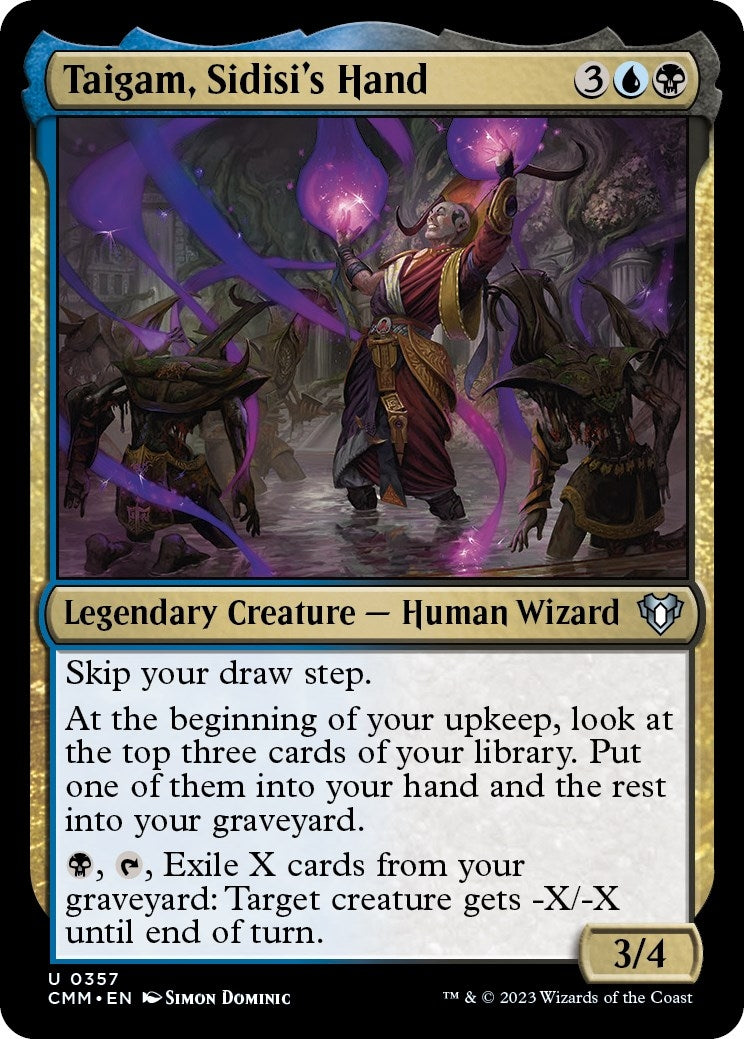 Image for Taigam, Sidisi's Hand (357) [Commander Masters] - Magic: The Gathering