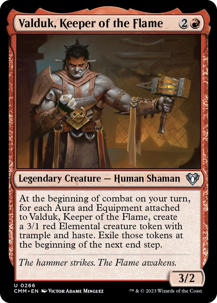 Image for Valduk, Keeper of the Flame (266) [Commander Masters] - Magic: The Gathering