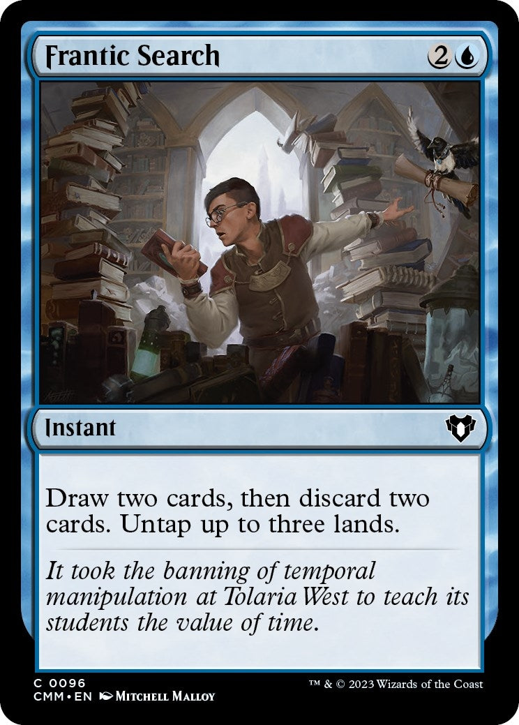 Image for Frantic Search (96) [Commander Masters] - Magic: The Gathering