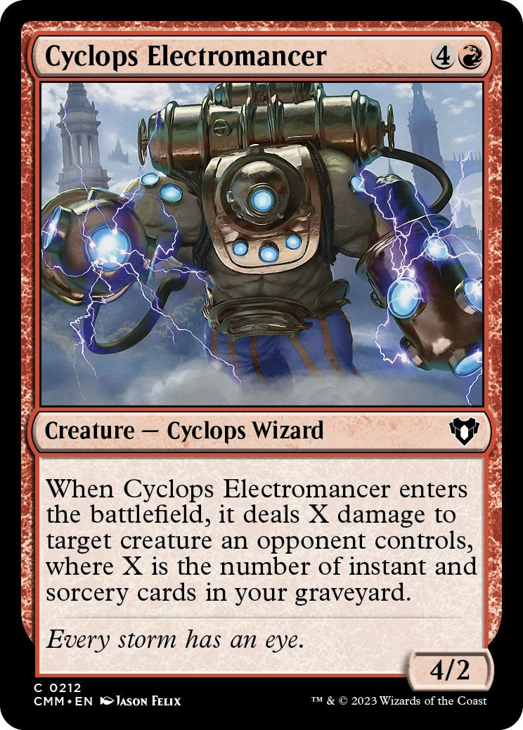 Image for Cyclops Electromancer (212) [Commander Masters] - Magic: The Gathering