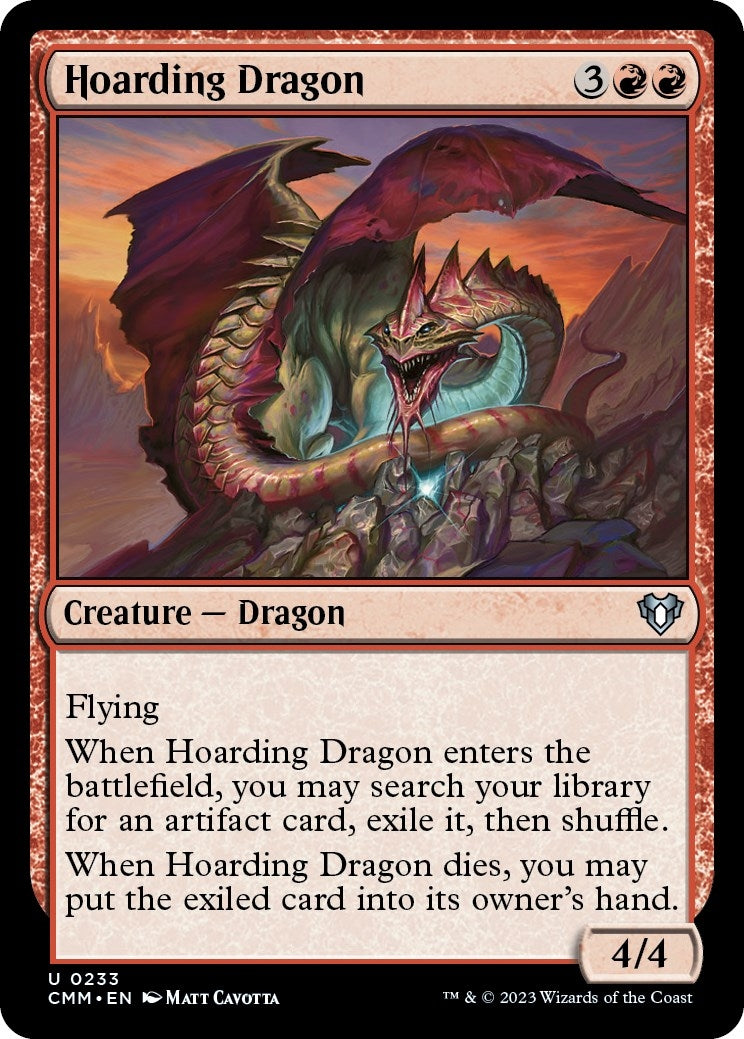 Image for Hoarding Dragon (233) [Commander Masters] - Magic: The Gathering