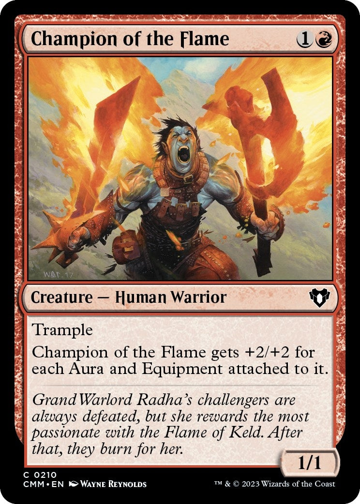 Image for Champion of the Flame (210) [Commander Masters] - Magic: The Gathering