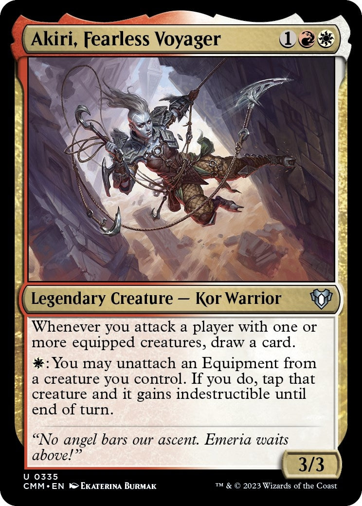 Image for Akiri, Fearless Voyager (335) [Commander Masters] - Magic: The Gathering