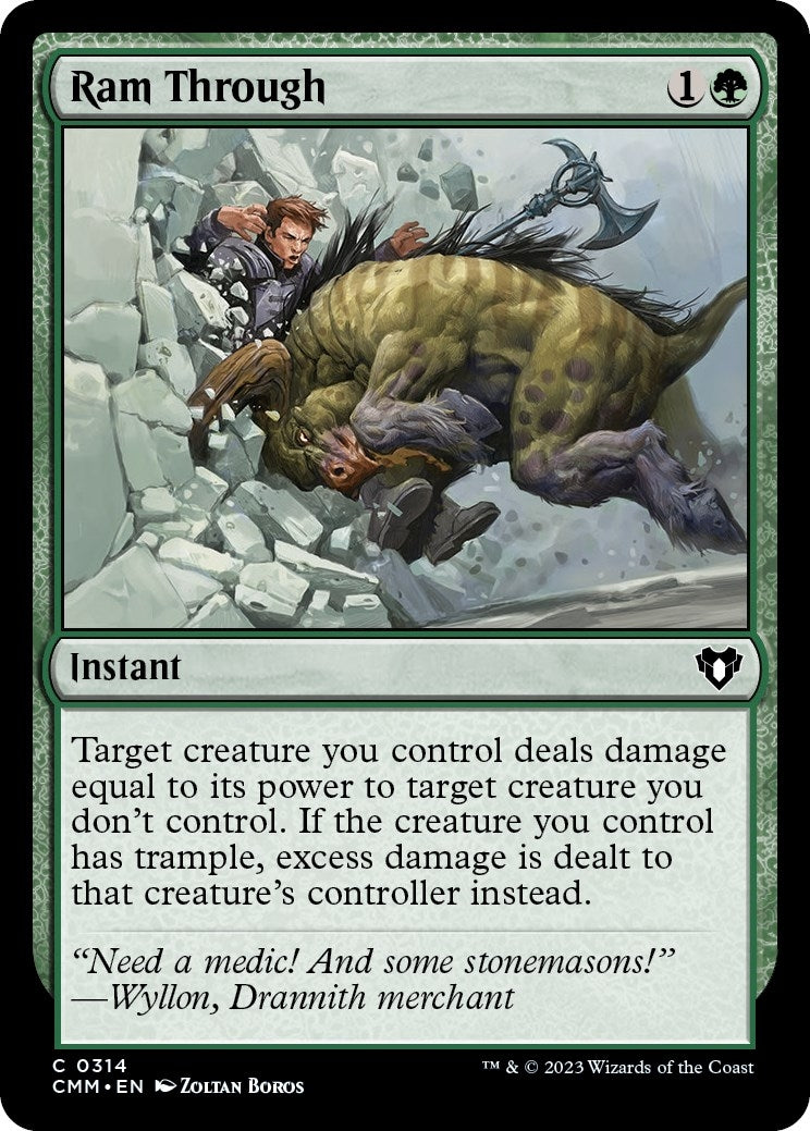 Image for Ram Through (314) [Commander Masters] - Magic: The Gathering