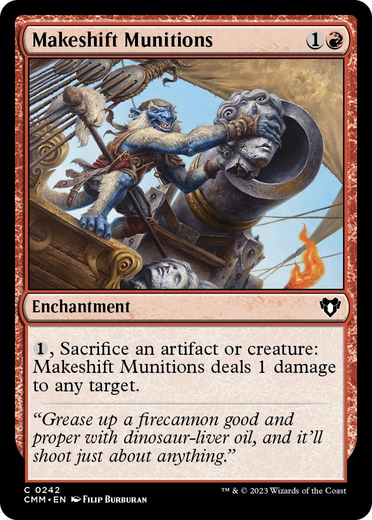 Image for Makeshift Munitions (242) [Commander Masters] - Magic: The Gathering