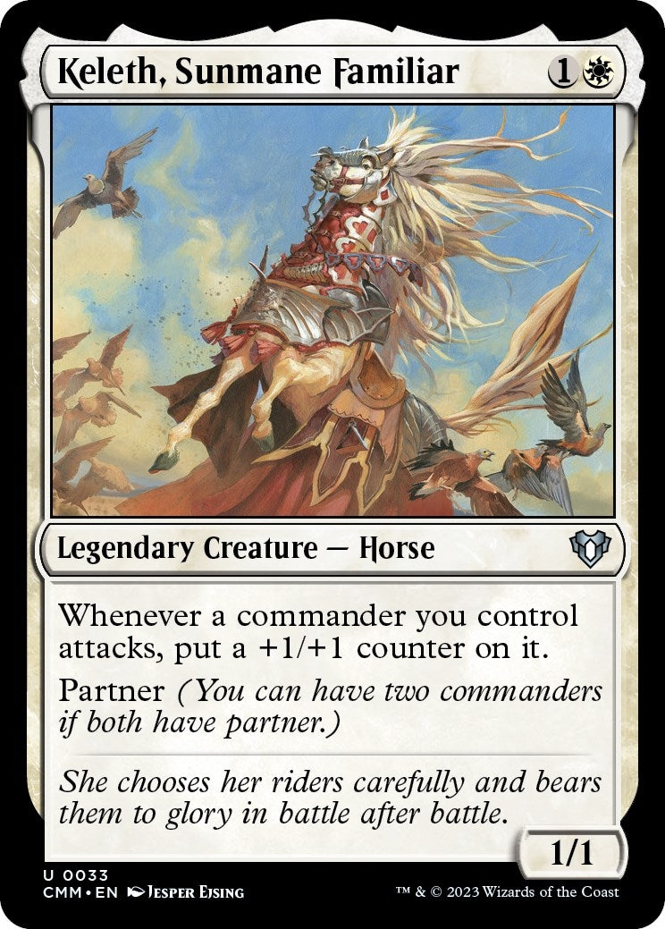 Image for Keleth, Sunmane Familiar (33) [Commander Masters] - Magic: The Gathering