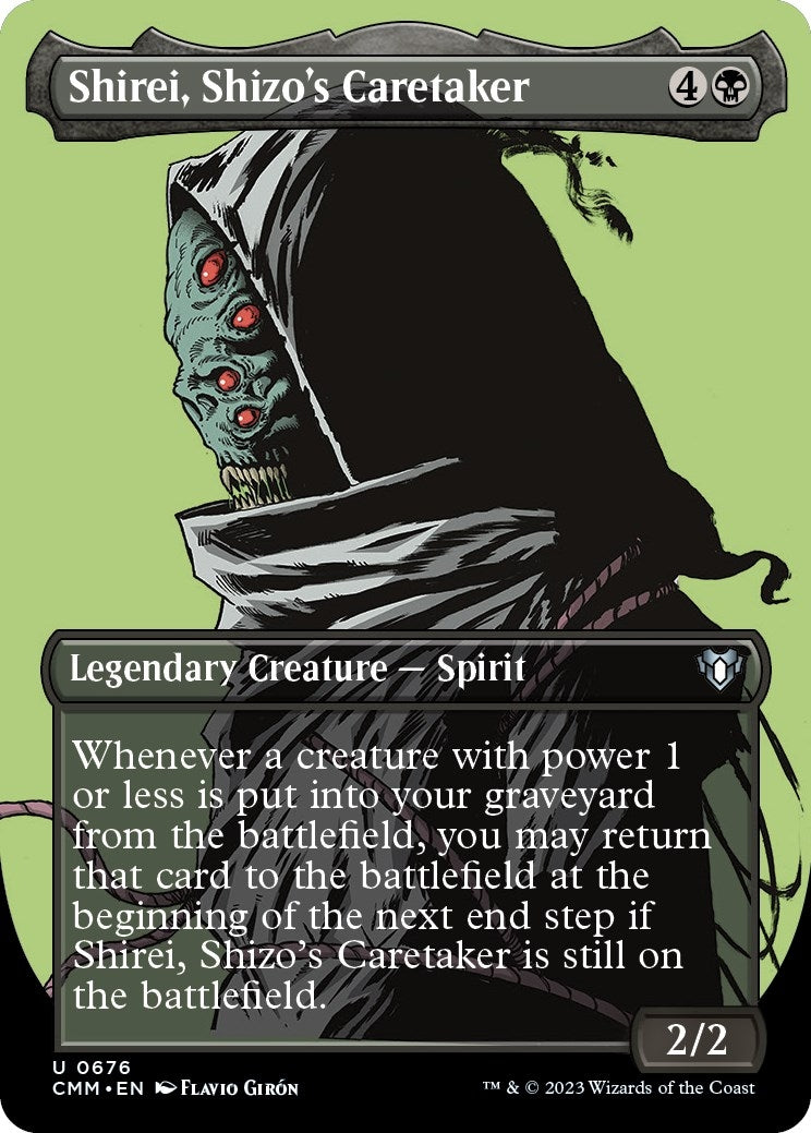 Image for Shirei, Shizo's Caretaker (Borderless) (676) [Commander Masters] - Magic: The Gathering