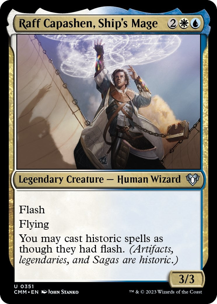 Image for Raff Capashen, Ship's Mage (351) [Commander Masters] - Magic: The Gathering