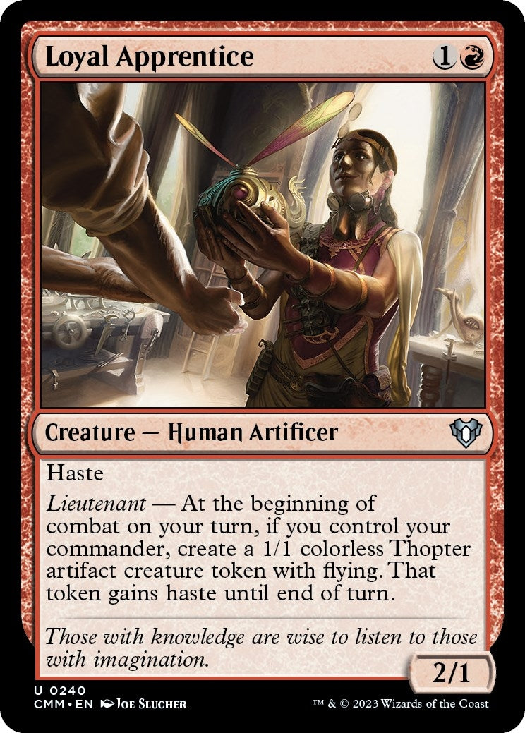 Image for Loyal Apprentice (240) [Commander Masters] - Magic: The Gathering