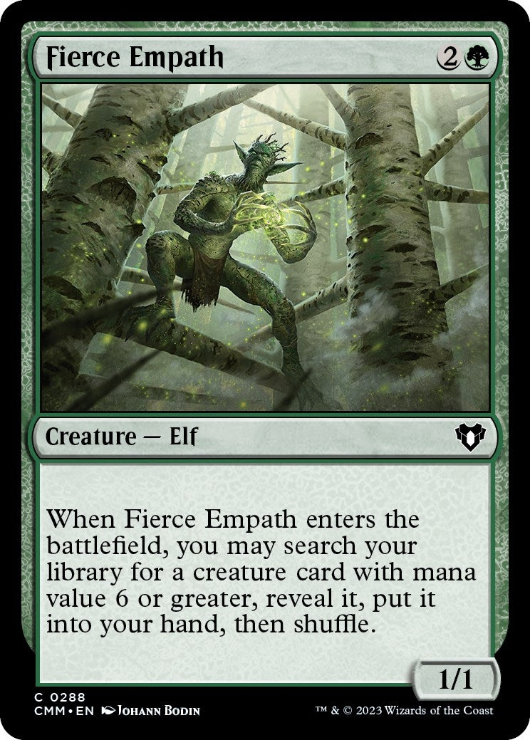Image for Fierce Empath (288) [Commander Masters] - Magic: The Gathering