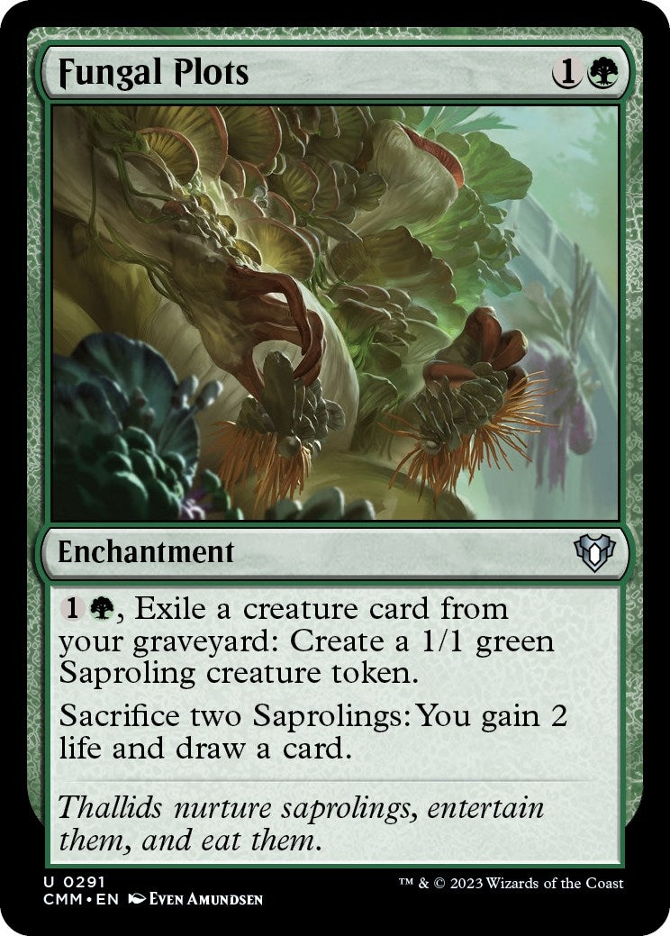Image for Fungal Plots (291) [Commander Masters] - Magic: The Gathering