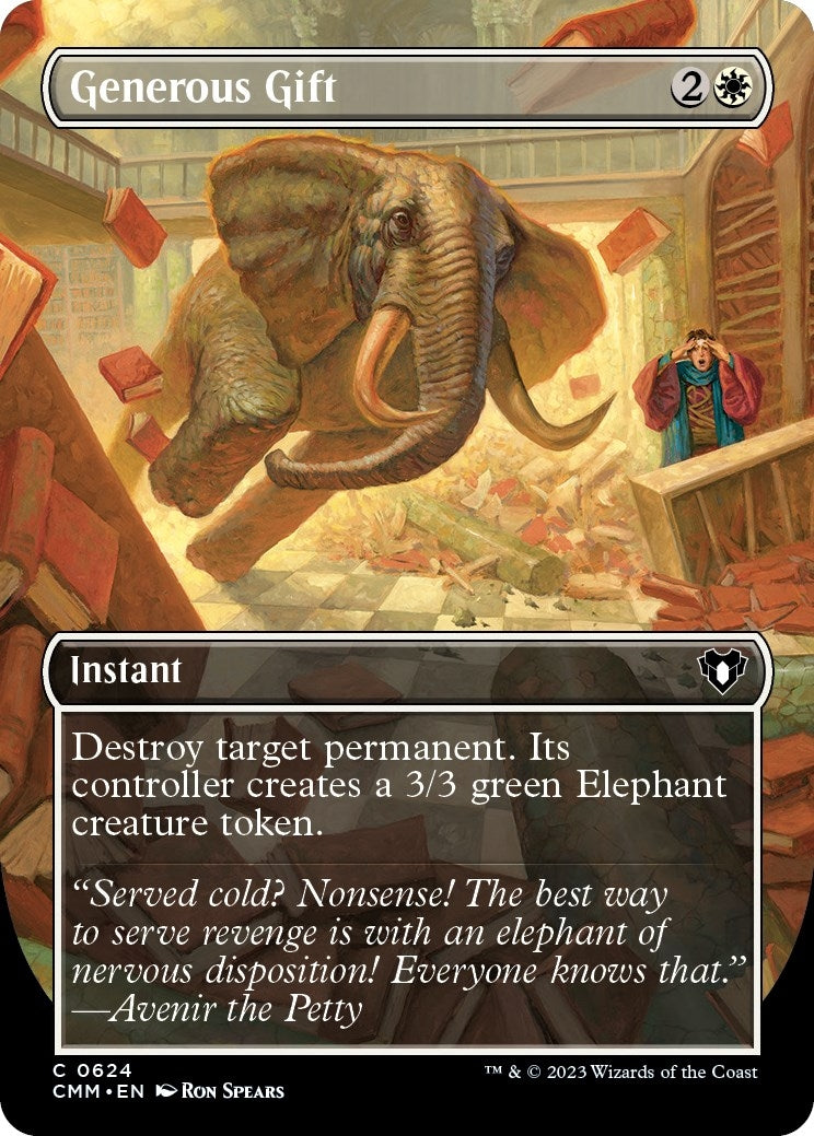 Image for Generous Gift (Borderless) (624) [Commander Masters] - Magic: The Gathering