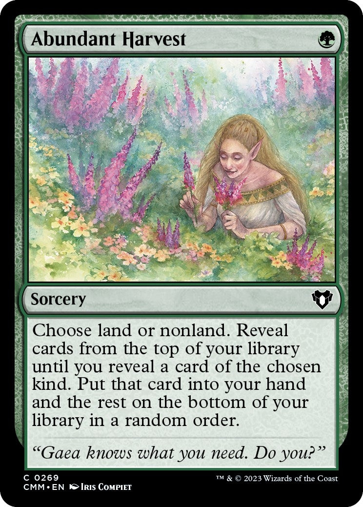 Image for Abundant Harvest (269) [Commander Masters] - Magic: The Gathering